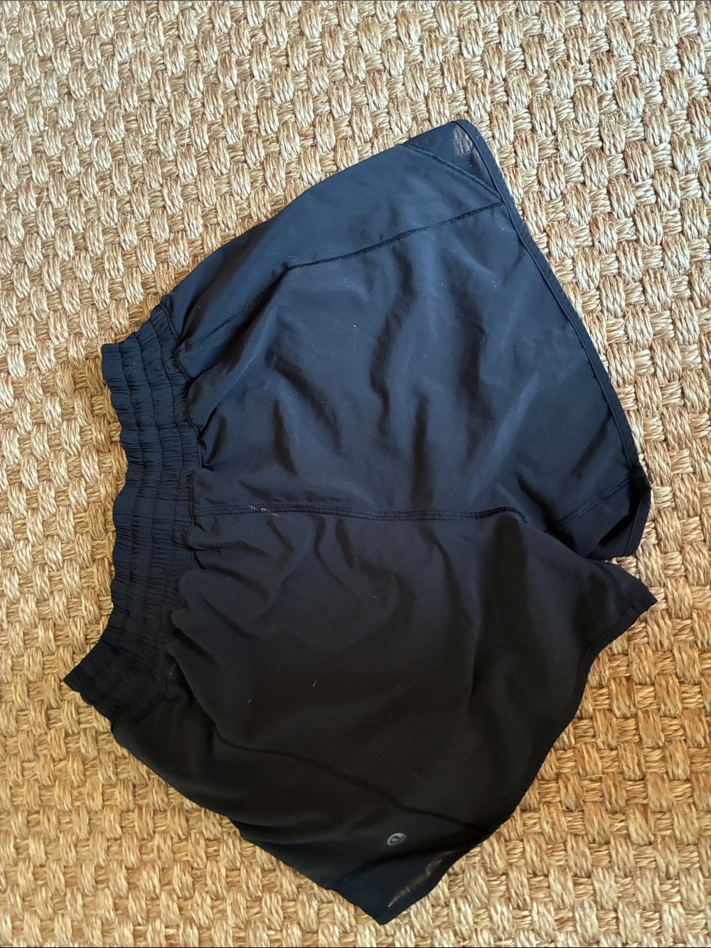 Black Lululemon Hottie Hot Shorts - Picture 2 of 2